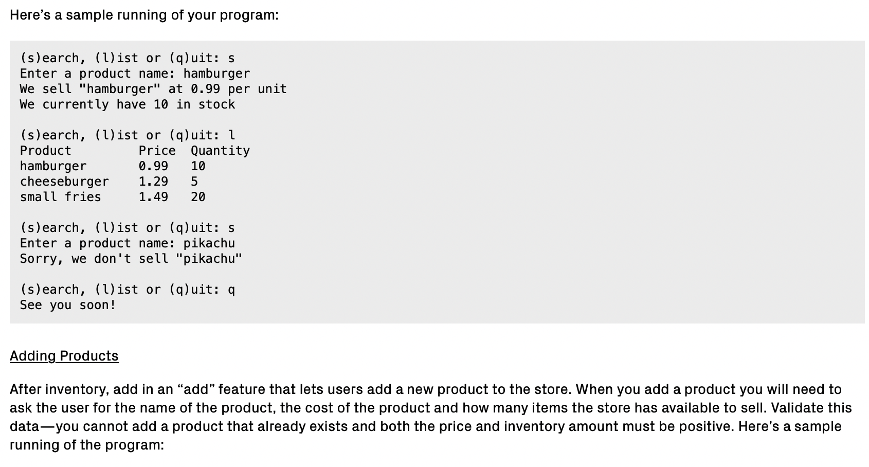 Solved The programs you will be writing for Part B build on | Chegg.com