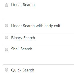Solved The fastest search algorithm for vectors with a size | Chegg.com