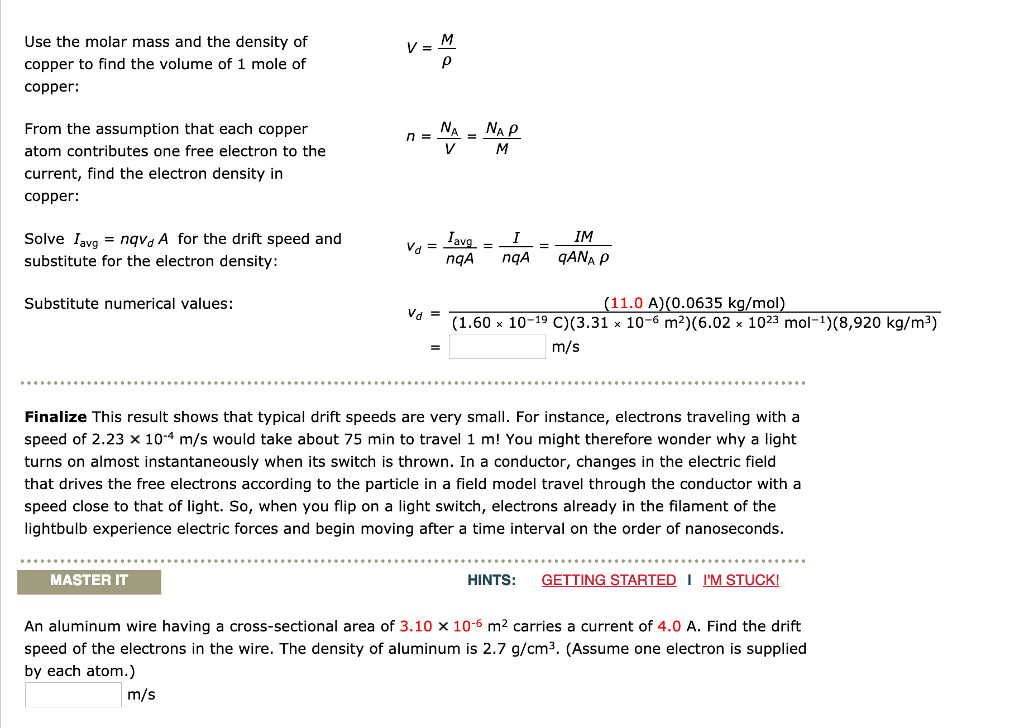 Solved Use the molar mass and the density of copper to find | Chegg.com