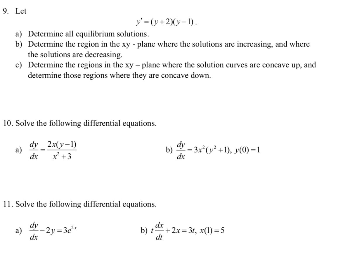 Solved Using The Existence And Uniqueness Theorem Show Chegg Com