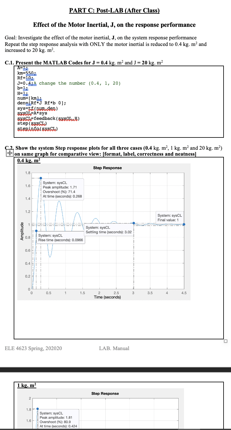 Solved LAB Exercises System Description: The block diagram | Chegg.com