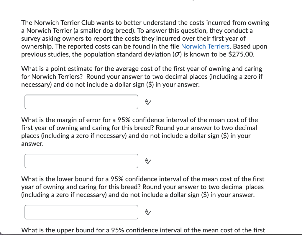 how much does norwich terrier cost