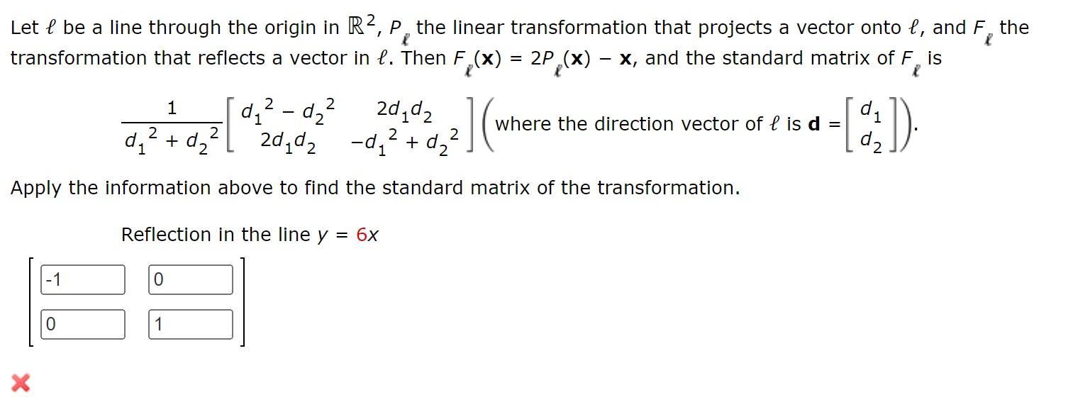 Let ℓ be a line through the origin in ℝ2, P the | Chegg.com