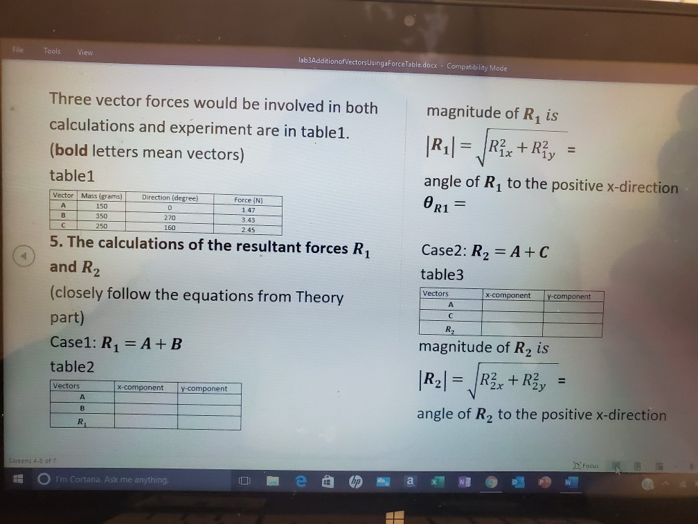 Solved (here) Vector B Av Vector A 2. Theory(bold Letters | Chegg.com