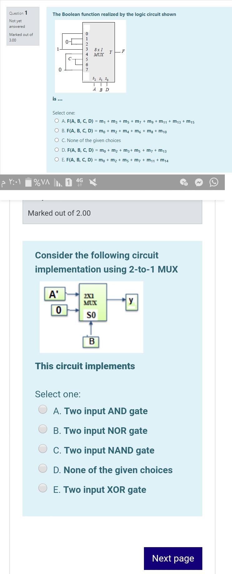 Solved The Boolean Function Realized By The Logic Circuit Chegg Com