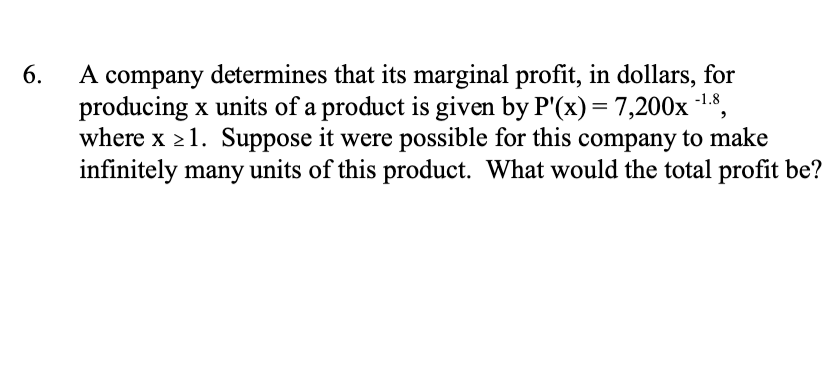 Solved A company determines that its marginal profit, in | Chegg.com