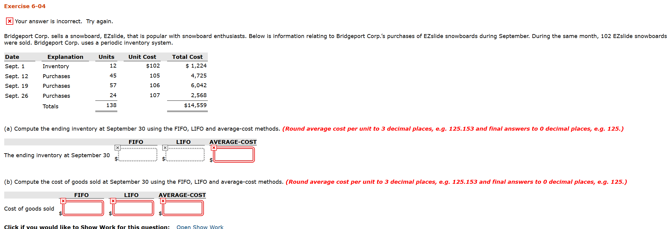 Solved Bridgeport Corp. sells a snowboard, EZslide, that is