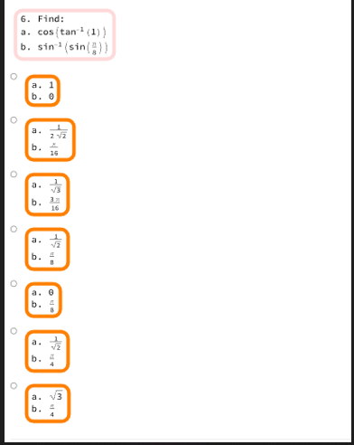 Solved Precalc Trig Please Provide The Work Step By Step Chegg