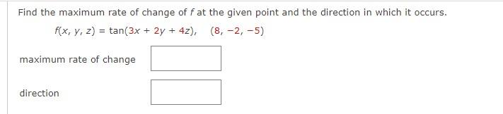 Solved Find the maximum rate of change of f at the given | Chegg.com