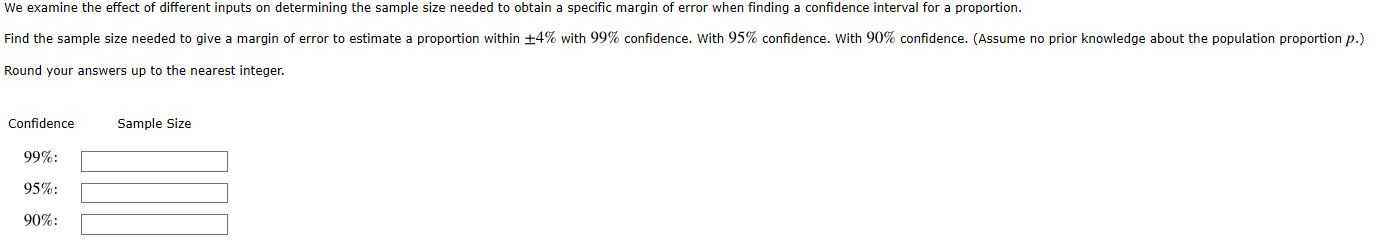 Solved We Examine The Effect Of Different Inputs On Chegg