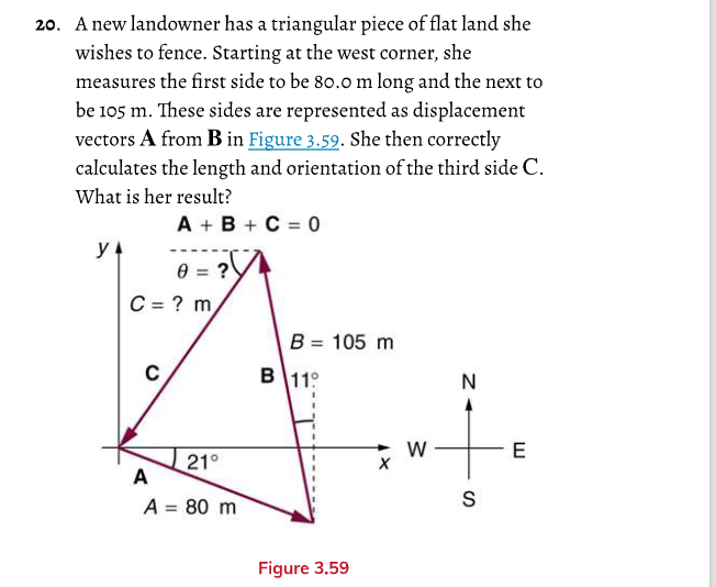 solved-a-new-landowner-has-a-triangular-piece-of-flat-land-chegg