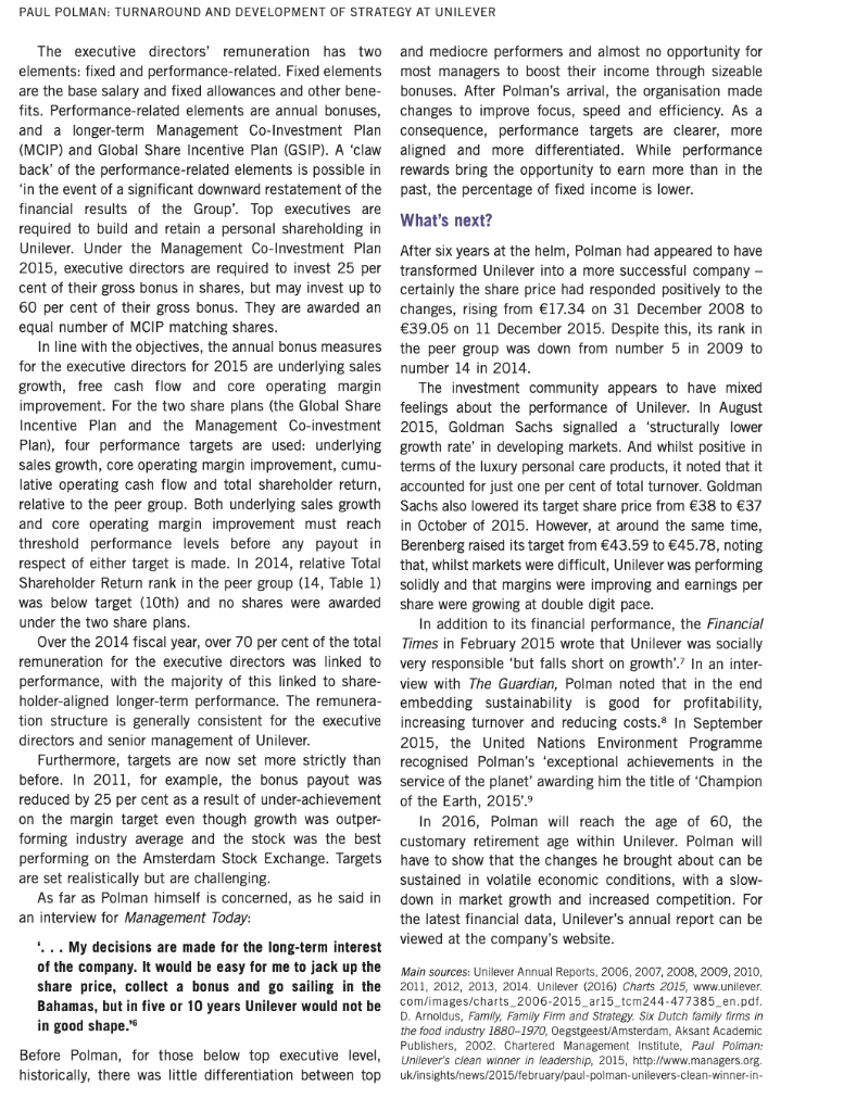 Johnson turnaround case study accounting and finance image