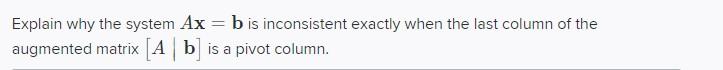 Solved This is an Linear Algebra course. Please provide a | Chegg.com