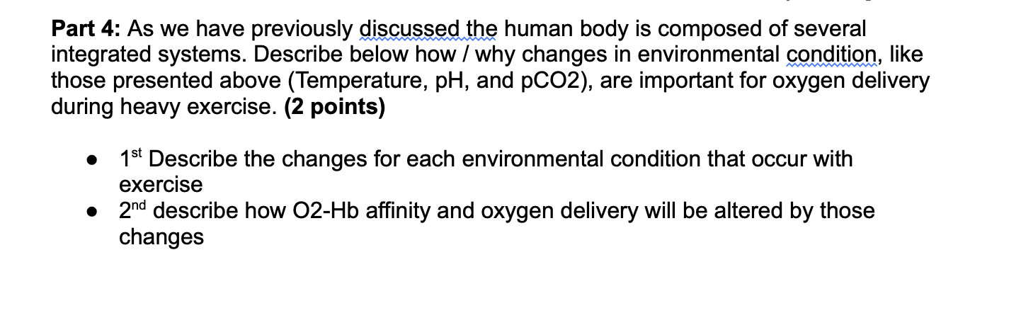 Solved Part 4: As We Have Previously Discussed The Human | Chegg.com