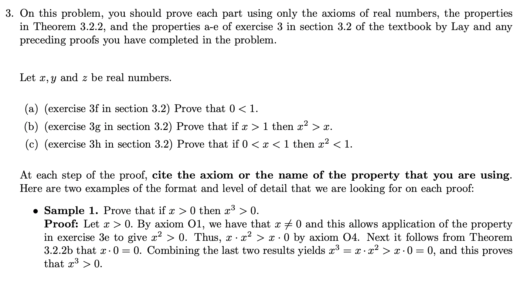 Solved 3. On This Problem, You Should Prove Each Part Using | Chegg.com