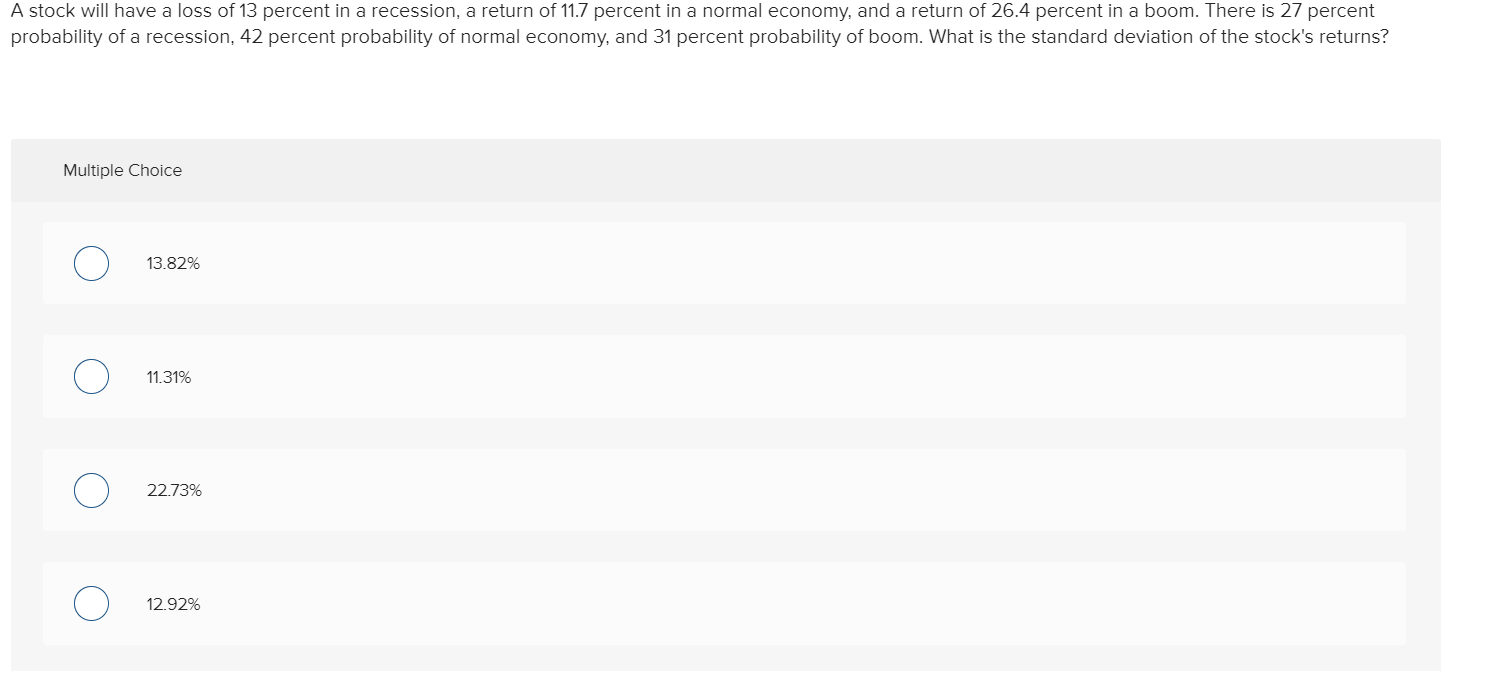 solved-a-stock-will-have-a-loss-of-13-percent-in-a-chegg