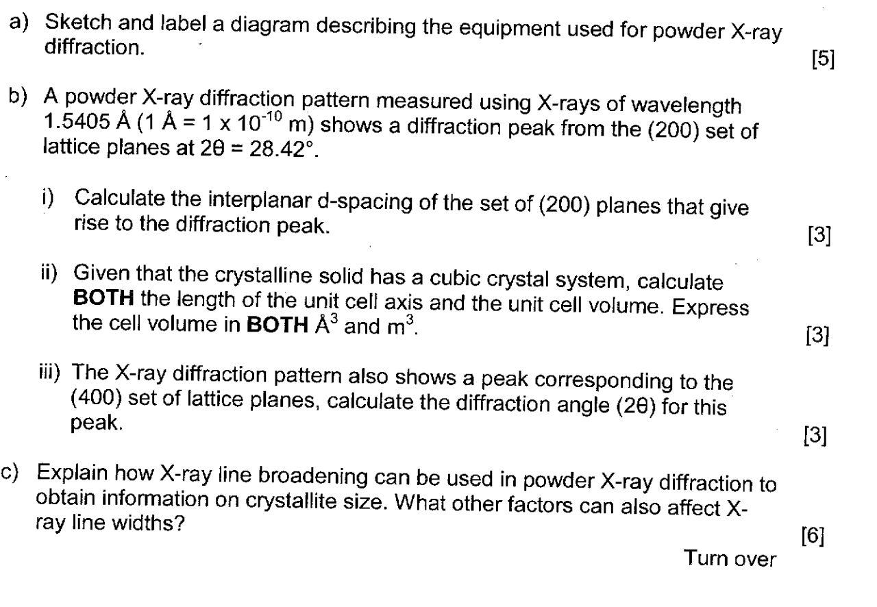 Solved a) Sketch and label a diagram describing the