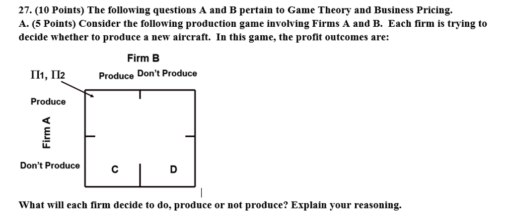 Solved 27. (10 Points) The following questions A and B | Chegg.com