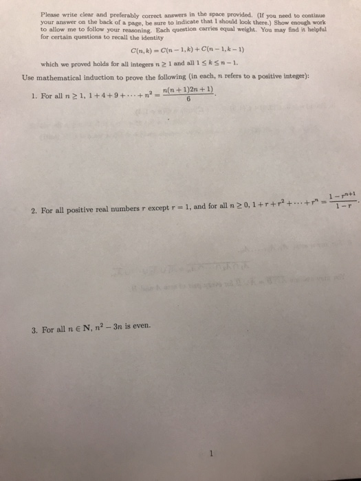 Solved Please write clear and preferably correct answers in | Chegg.com