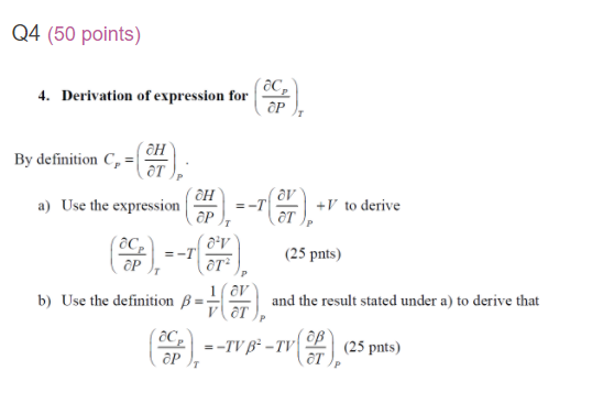 Solved Q4 (50 points) 4. Derivation of expression for ac, OP | Chegg.com
