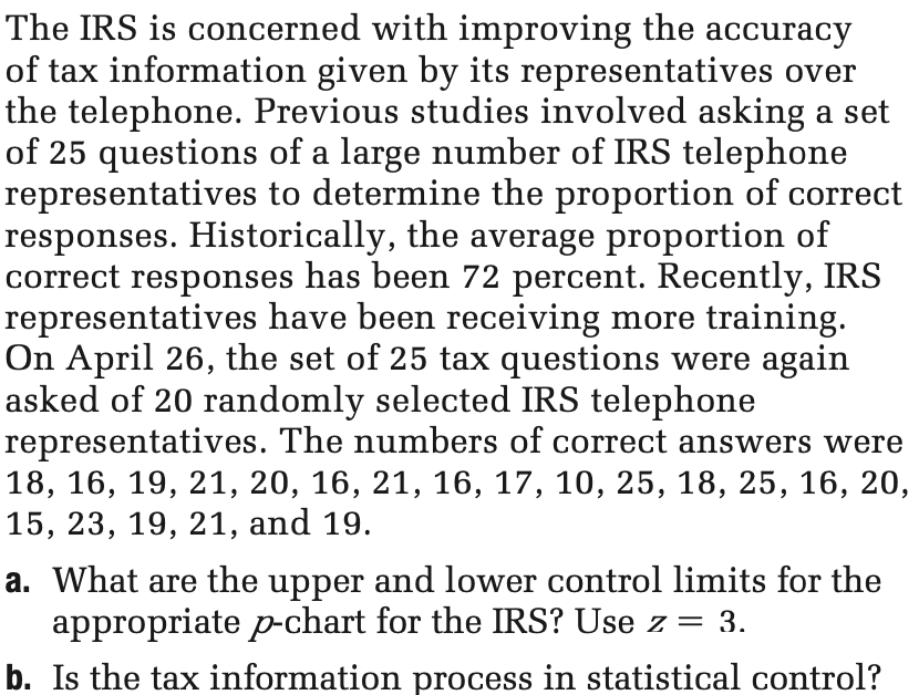 Solved The IRS Is Concerned With Improving The Accuracy Of | Chegg.com