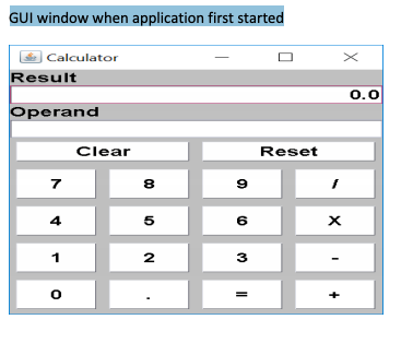 Solved I have the following code for a Java GUI calculator. | Chegg.com