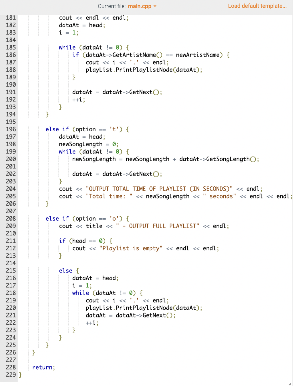 5: Unit test ∧ Test PrintMenu("JAMZ"). Should output | Chegg.com