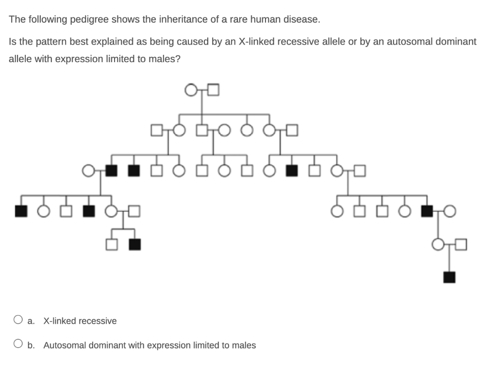 Solved The Following Pedigree Shows The Inheritance Of A 4536