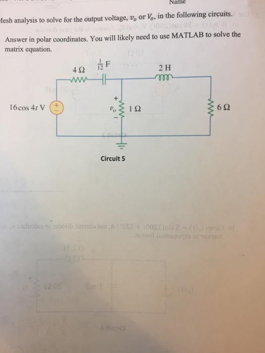 Solved Use voltage or current divider to solve | Chegg.com