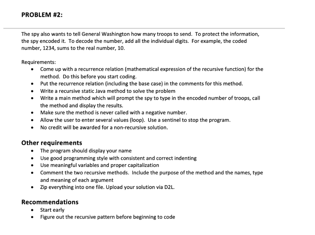 Solved Program #6 Due Thursday, December 6 45 points Java | Chegg.com