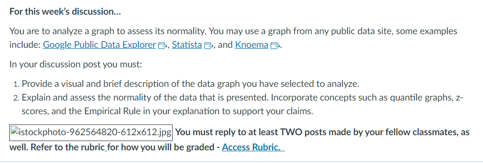 Solved For this week's discussion... You are to analyze a | Chegg.com