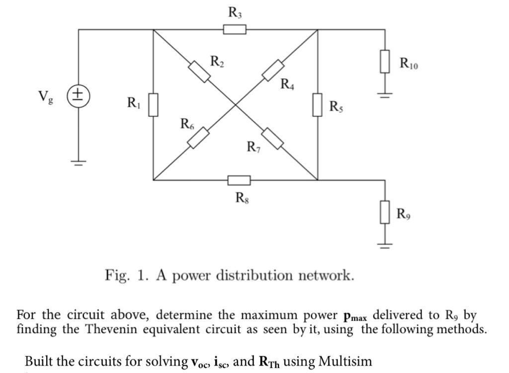 Solved Build the circuits for solving Voc, isc, and | Chegg.com