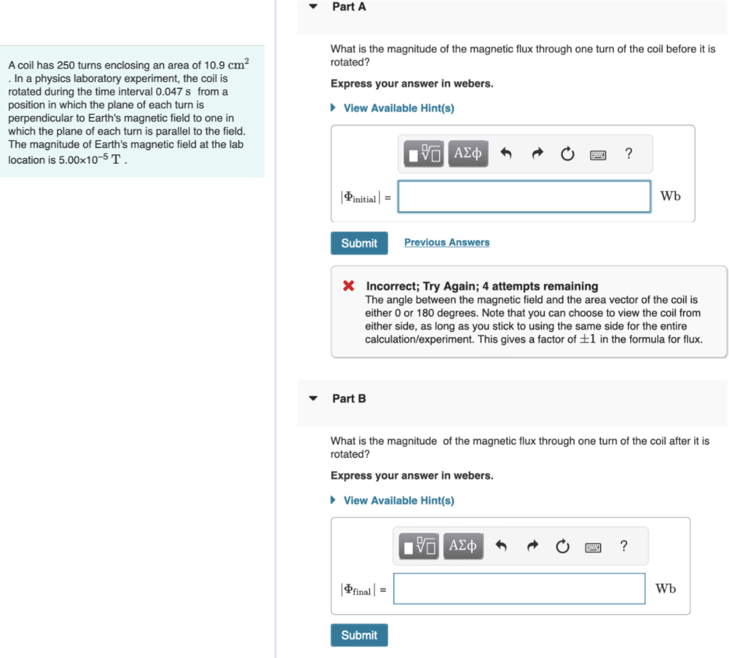 Solved What Is The Magnitude Of The Magnetic Flux Through | Chegg.com