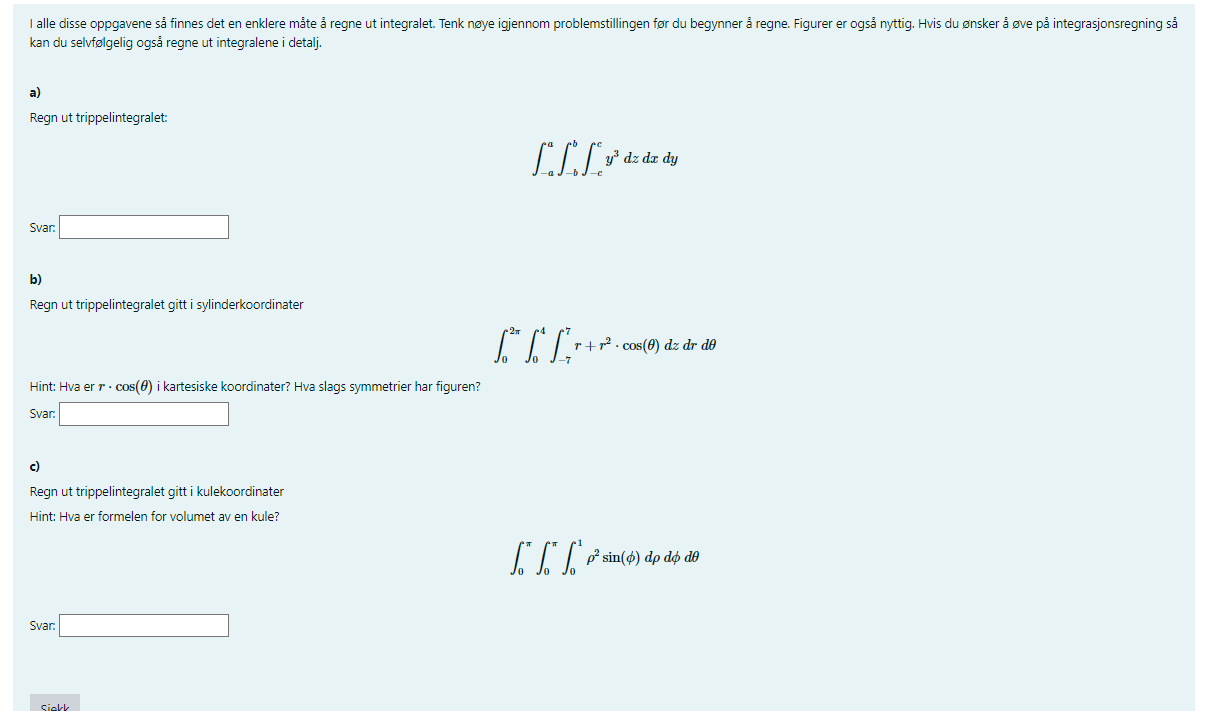 Solved Task 5 In all these problems, there is a simpler | Chegg.com