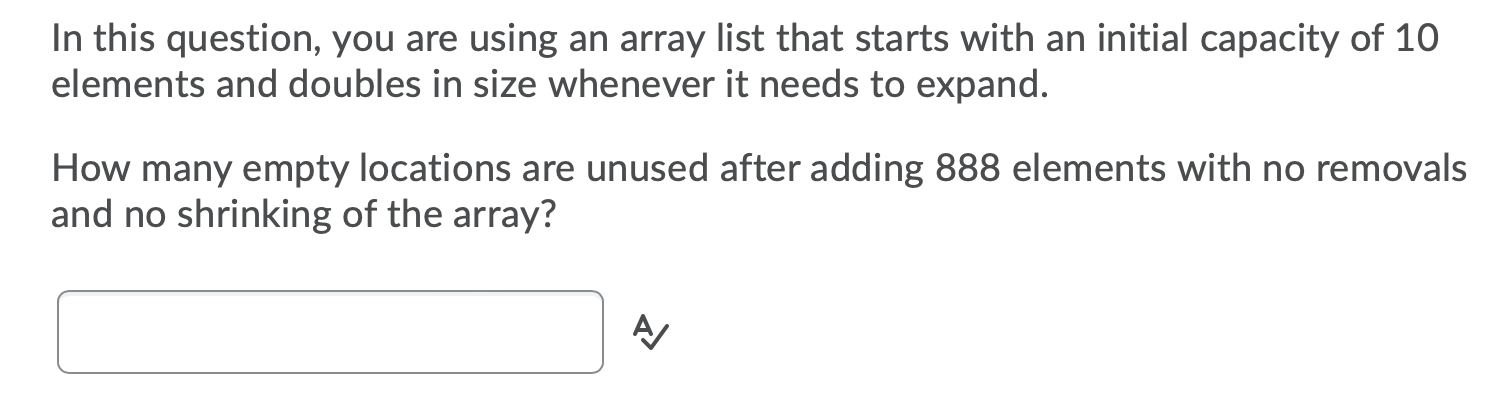 Solved In this question, you are using an array list that | Chegg.com
