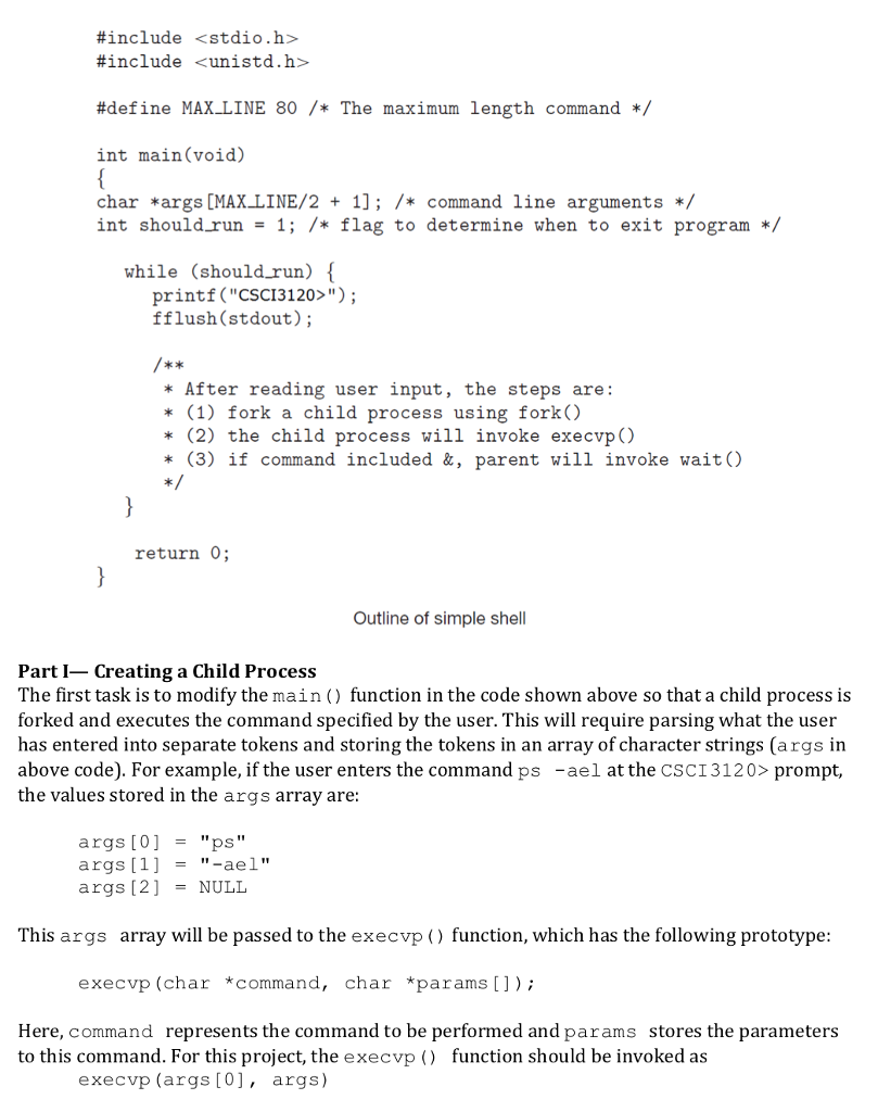 This project consists of designing a C program to | Chegg.com
