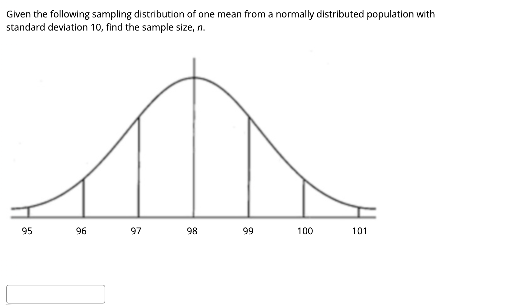 solved-given-the-following-sampling-distribution-of-one-mean-chegg