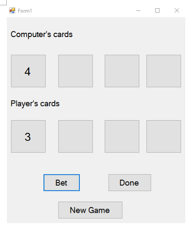 Solved 1. Write a Windows Forms application to implement a | Chegg.com