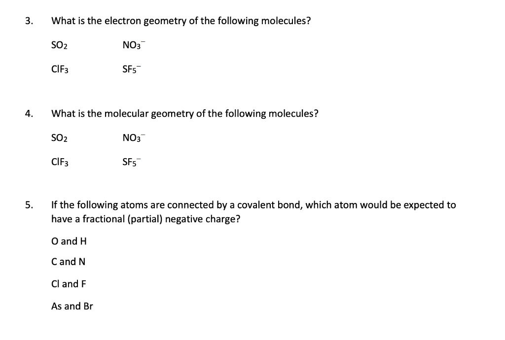 no3 molecular geometry