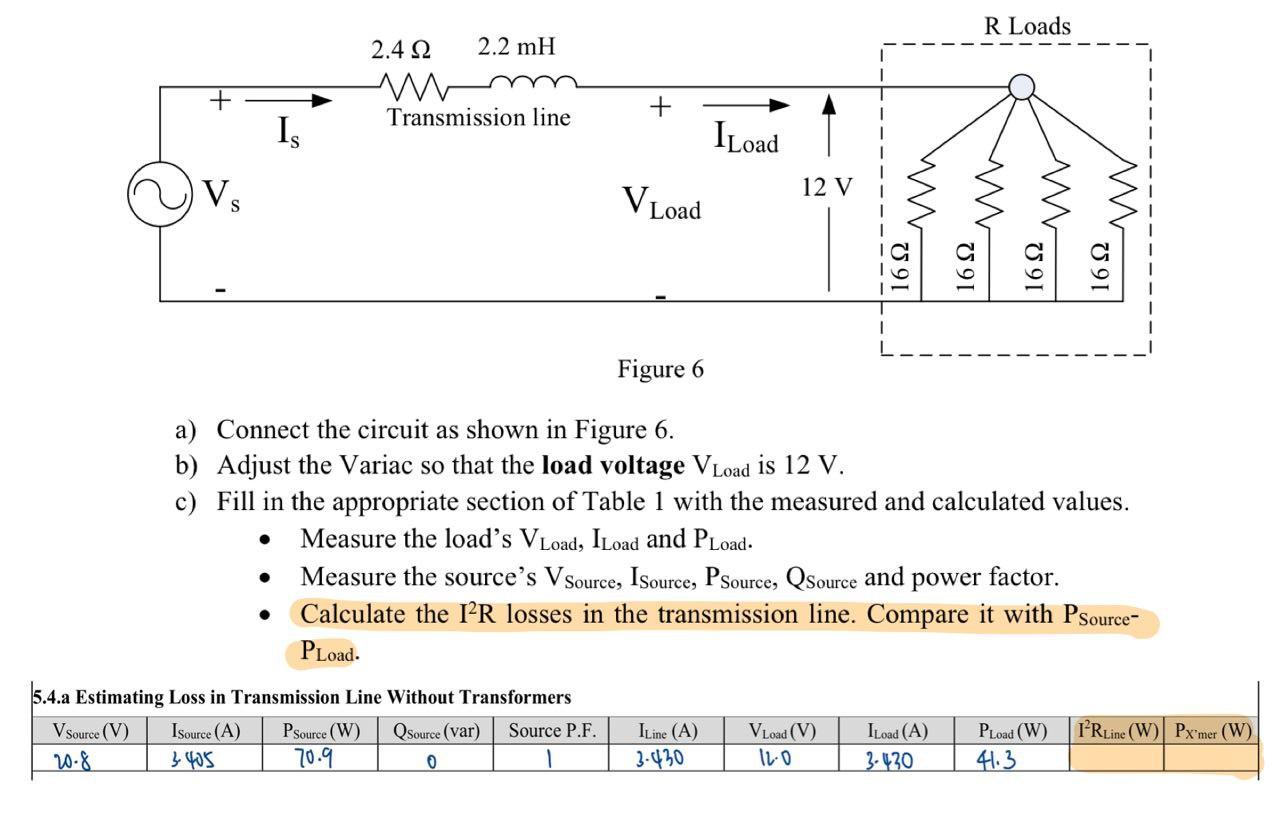 Solved a) Connect the circuit as shown in Figure 6. b) | Chegg.com