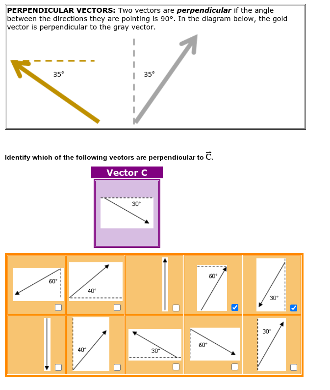 Solved PERPENDICULAR VECTORS: Two Vectors Are Perpendicular | Chegg.com