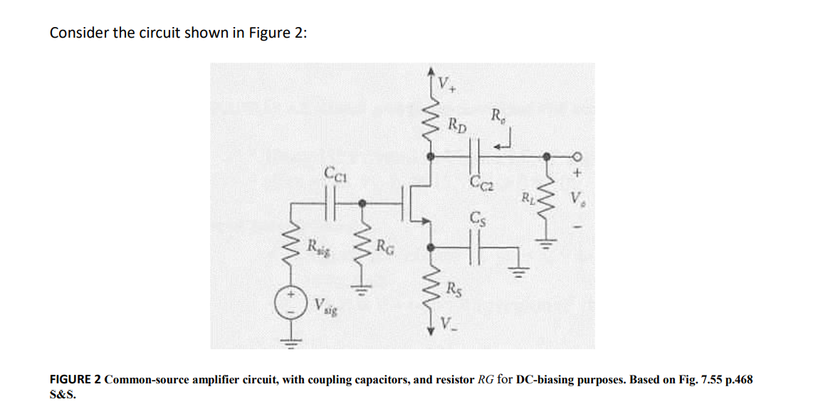 Solved Design the amplifier to achieve a smallsignal gain