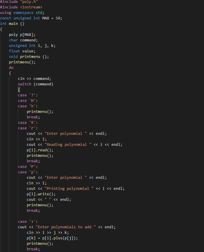 I need help finishing this code to make it take in | Chegg.com