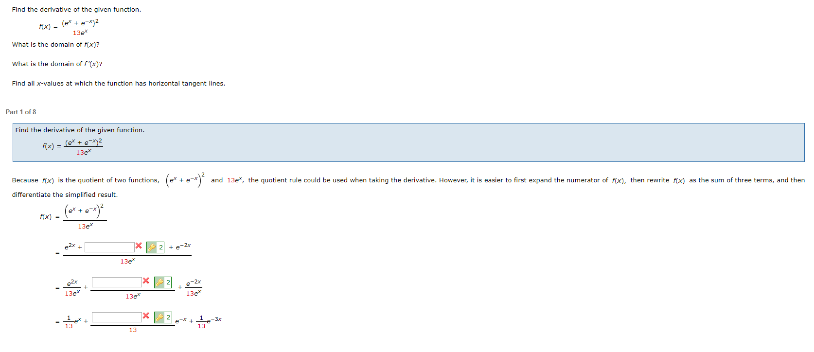 Solved This is a tutorial from a problem within my homework. | Chegg.com