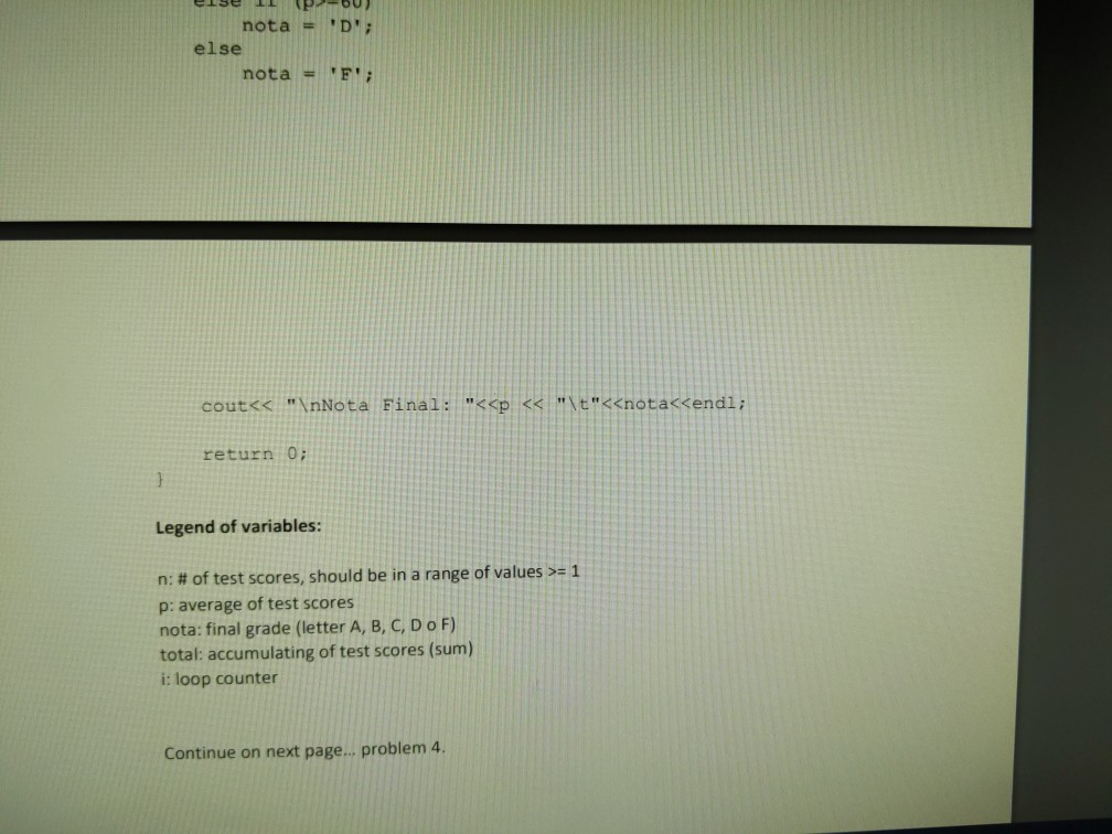 Solved Problem 3 (25 pts): Modify the following program | Chegg.com