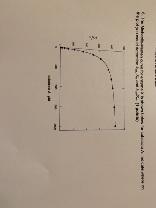Solved Why Does The Michaelis Menten Curve Level For Enzyme Chegg Com