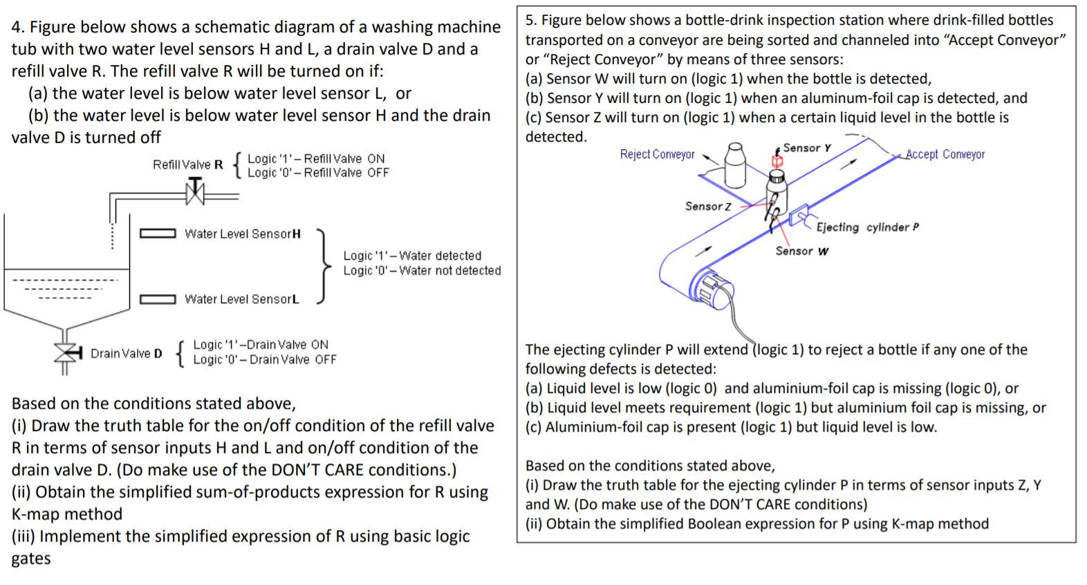 Solved 4. Figure below shows a schematic diagram of a | Chegg.com