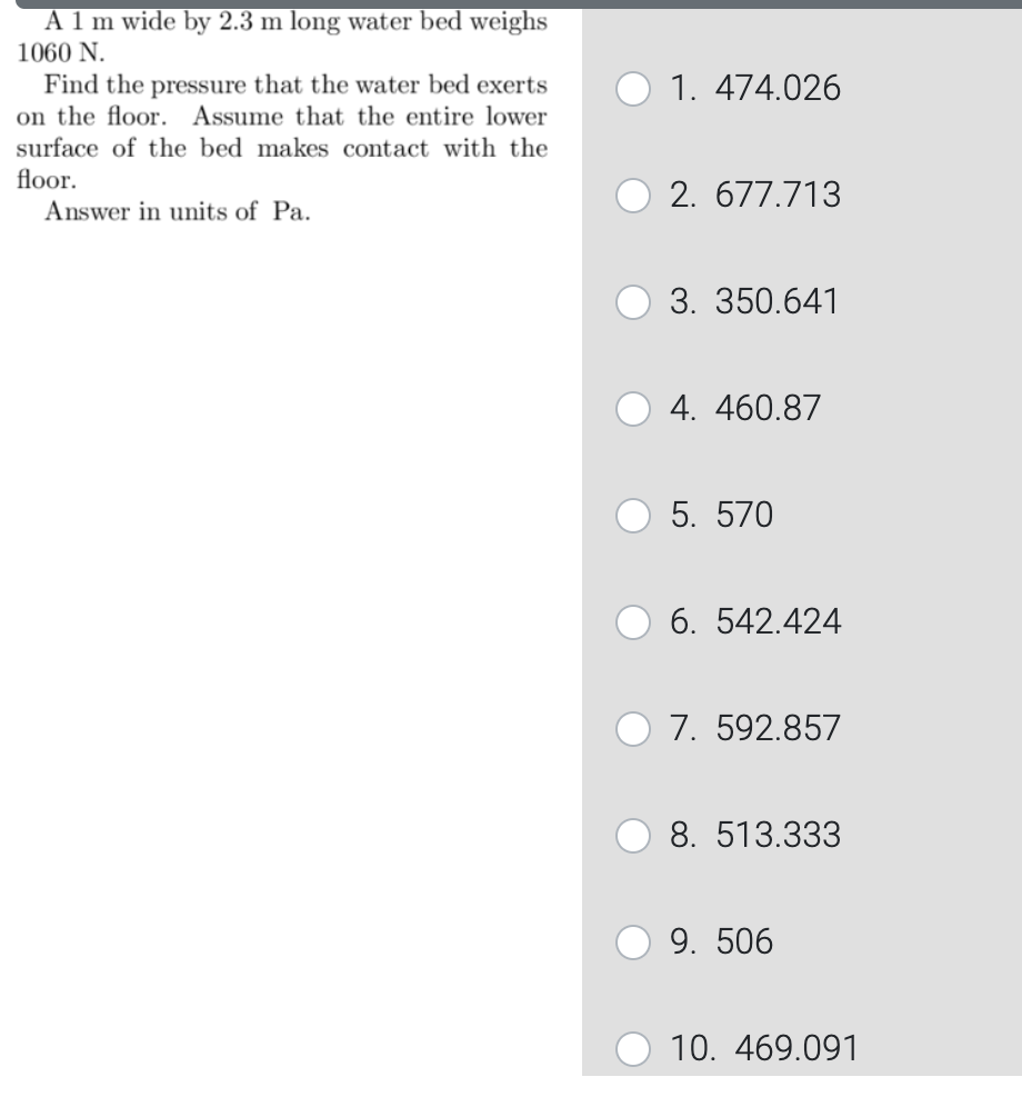 Solved 1. 5.84638 x 10^5 2. 6.14619 x 10^5 An engineer