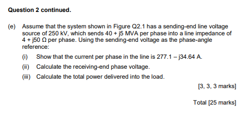 Solved Question 2 (a) Why are three-phase systems used in | Chegg.com