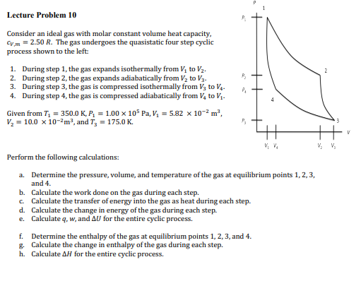 solved-consider-an-ideal-gas-with-molar-constant-volume-heat-chegg